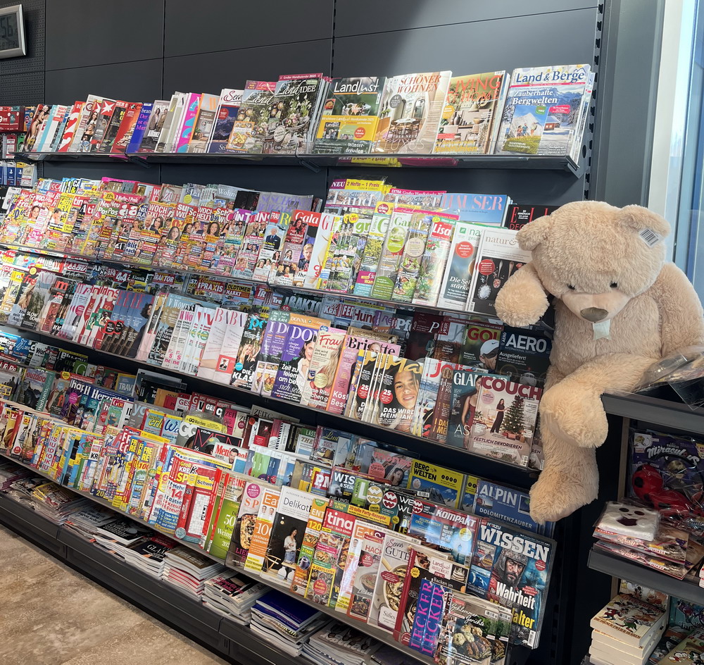 Zahlreiche Zeitschriften fr jeden Geschmack